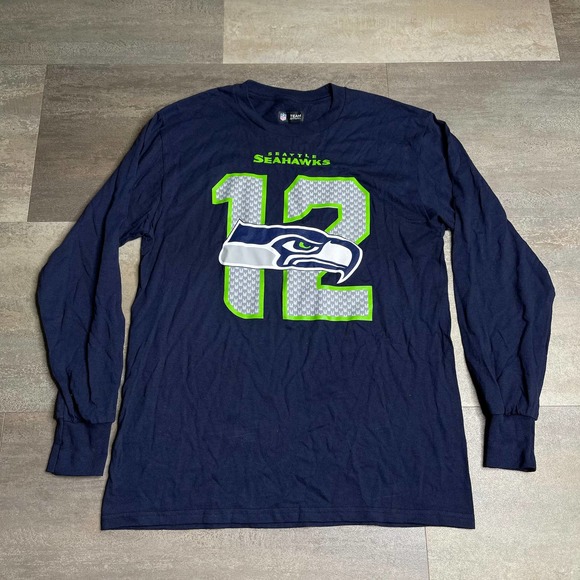 SOLD NFL Seattle Seahawks LS Shirt Medium - Picture 1 of 2